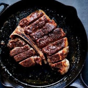 Cast-Iron Porterhouse Steak Recipe